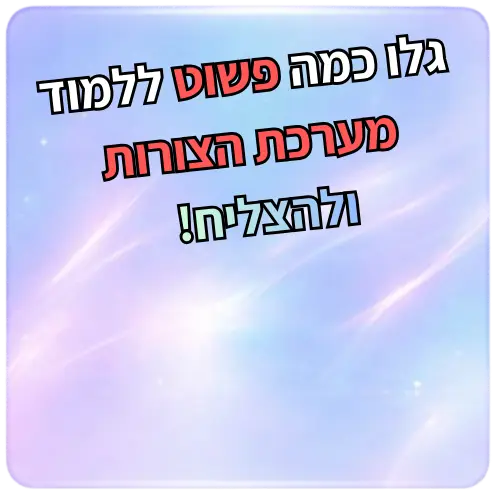 חבילת לימוד מערכת הצורות + פתרון בגרויות לדוגמה