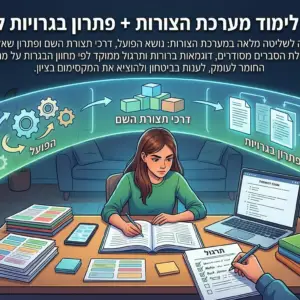 חבילת לימוד מערכת הצורות + פתרון בגרויות לדוגמה